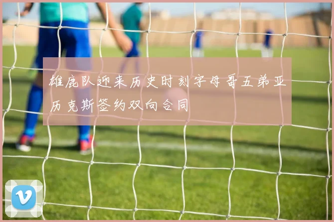雄鹿队迎来历史时刻字母哥五弟亚历克斯签约双向合同